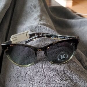 Hurley Black and Gray Sunglasses